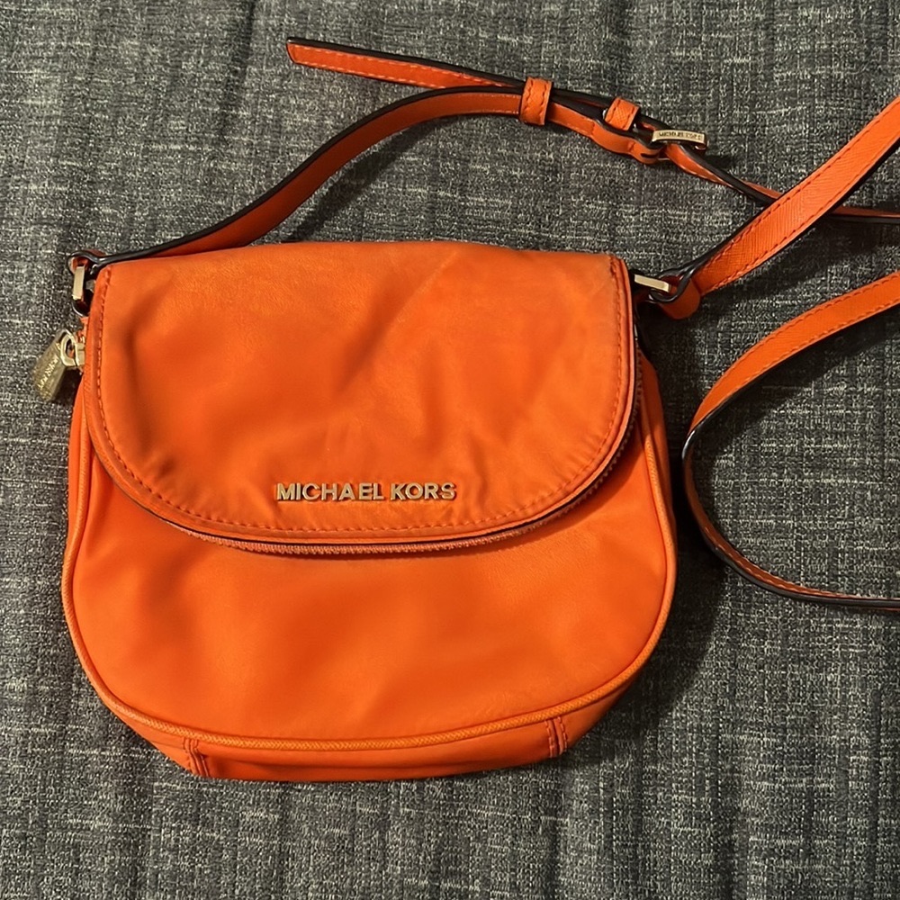 Orange Bedford Flap Michael Kors Crossbody
